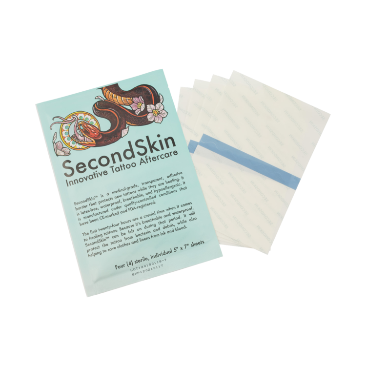 Second Skin™ - Personal Pack - Four 5in X 7in Sheets Of Secondskin™