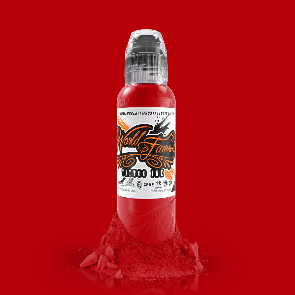 12 Color Primary Set #1 — World Famous Tattoo Ink — 1oz