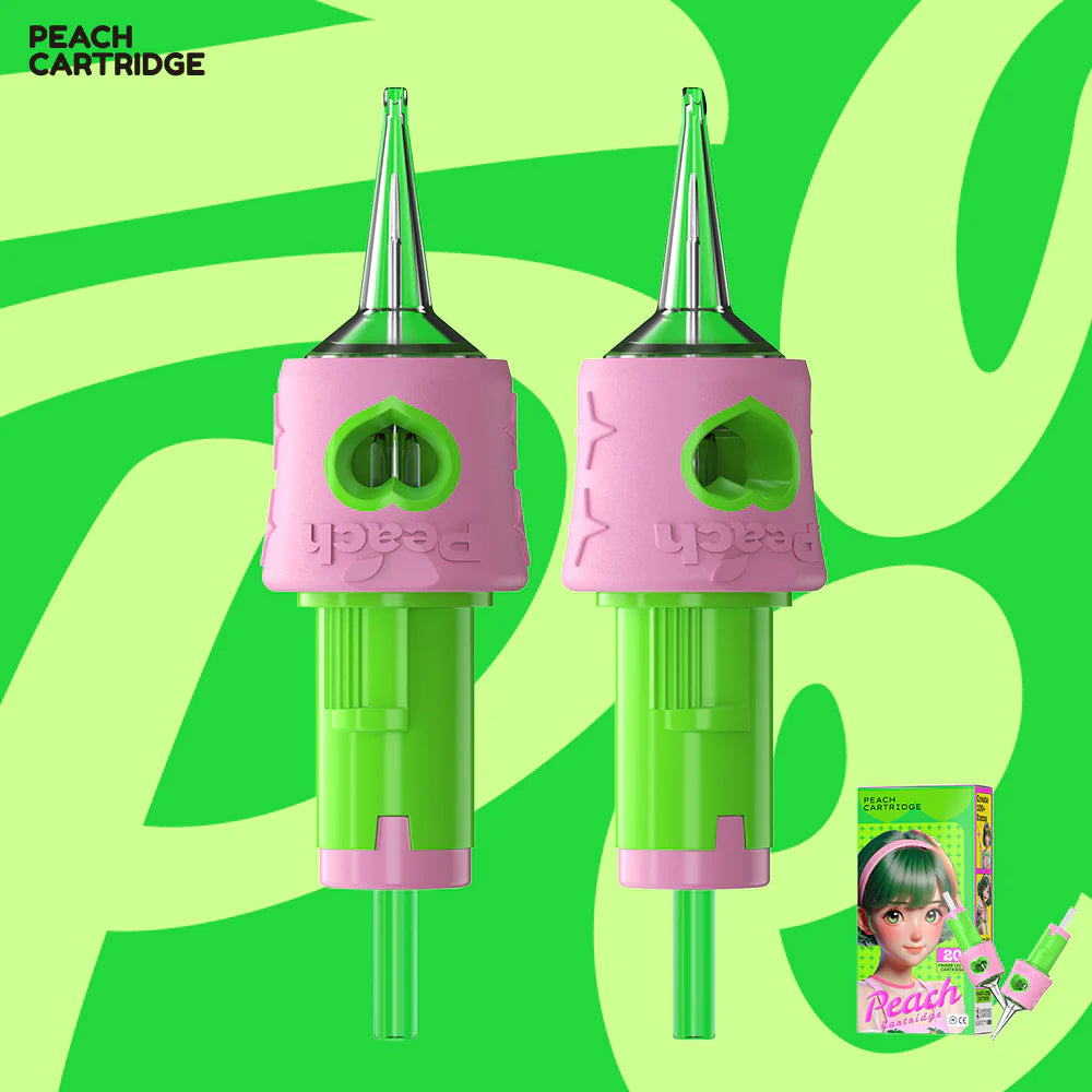 Peach Cartridge - Round Liners - Tattoo Needle Cartridges  - 20pc Main image