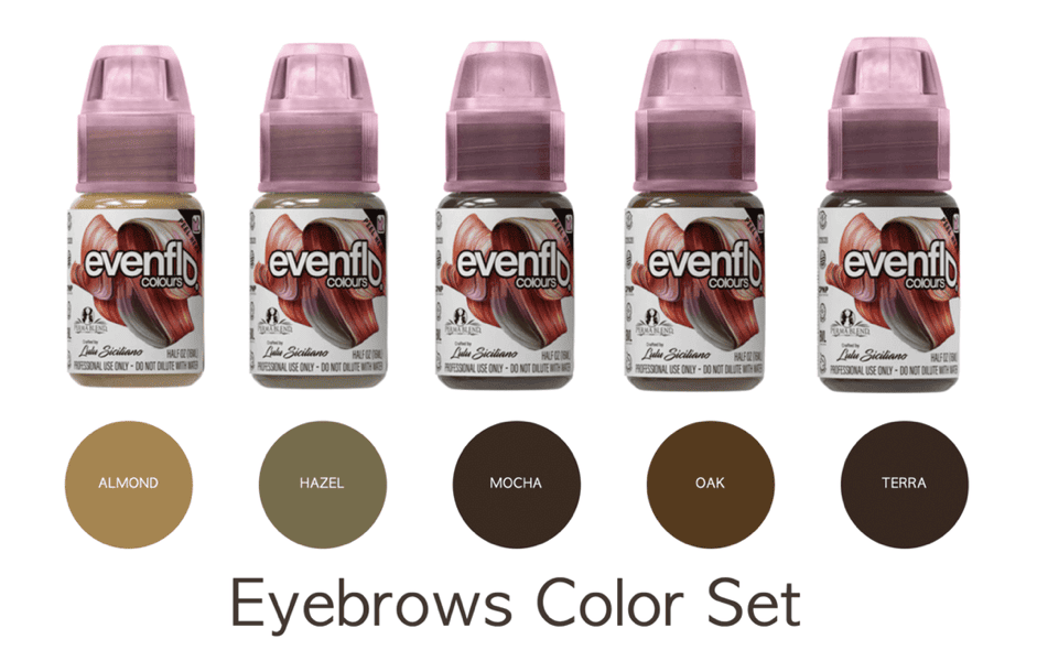 Evenflo Brow Set of 5 By Perma Blend - 1/2oz Bottles