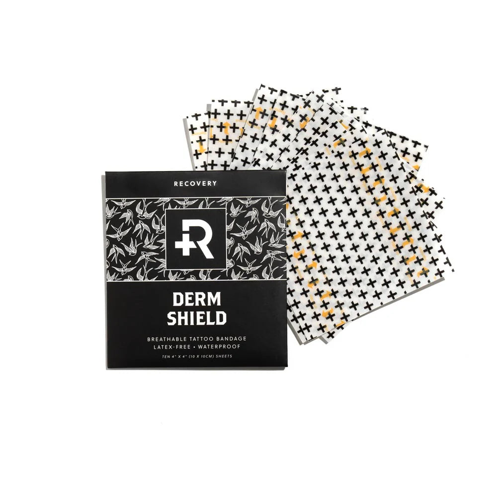 Recovery Derm Shield - 4"x4" Sheets - Pack of 10