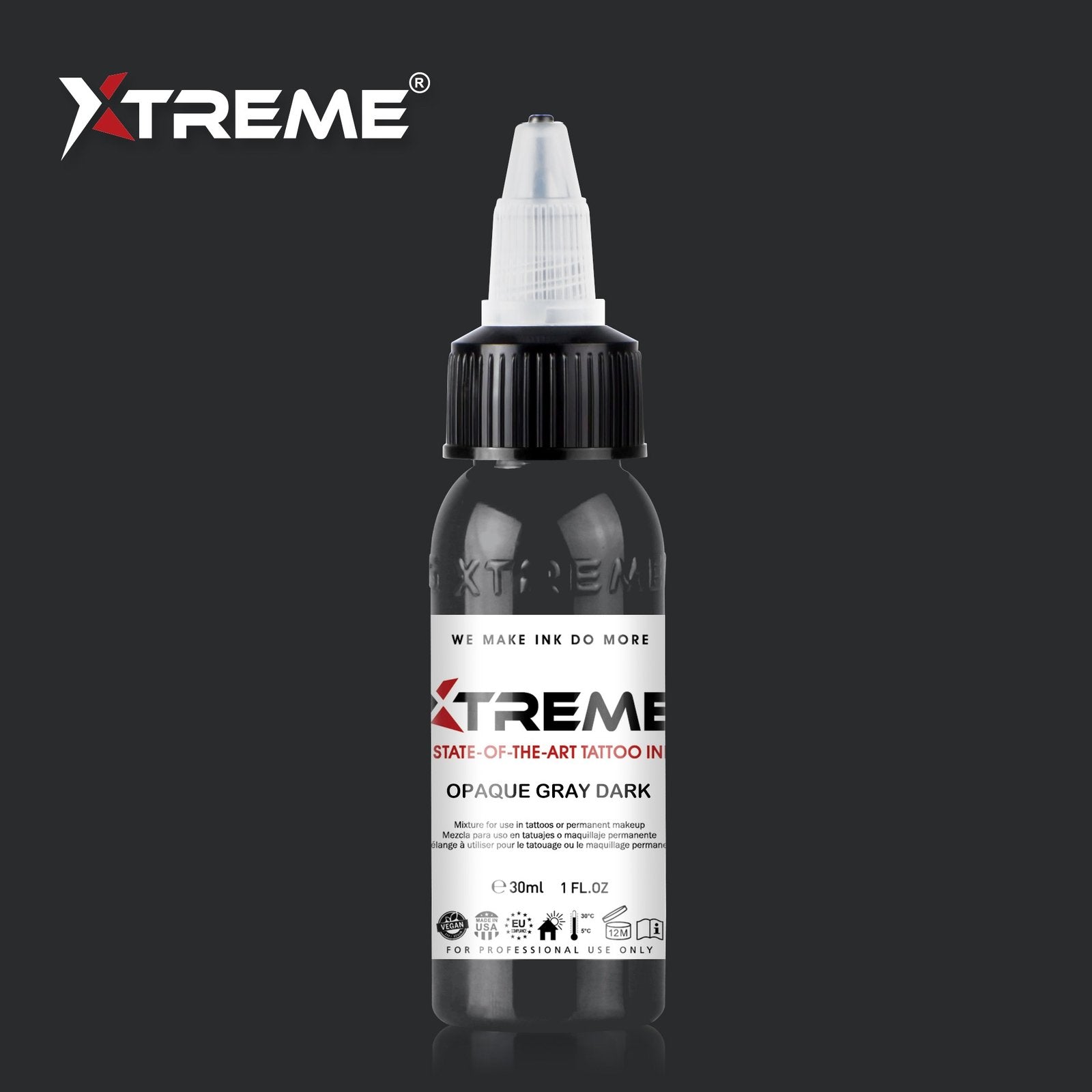 Opaque Gray Dark - Xtreme Ink Main image