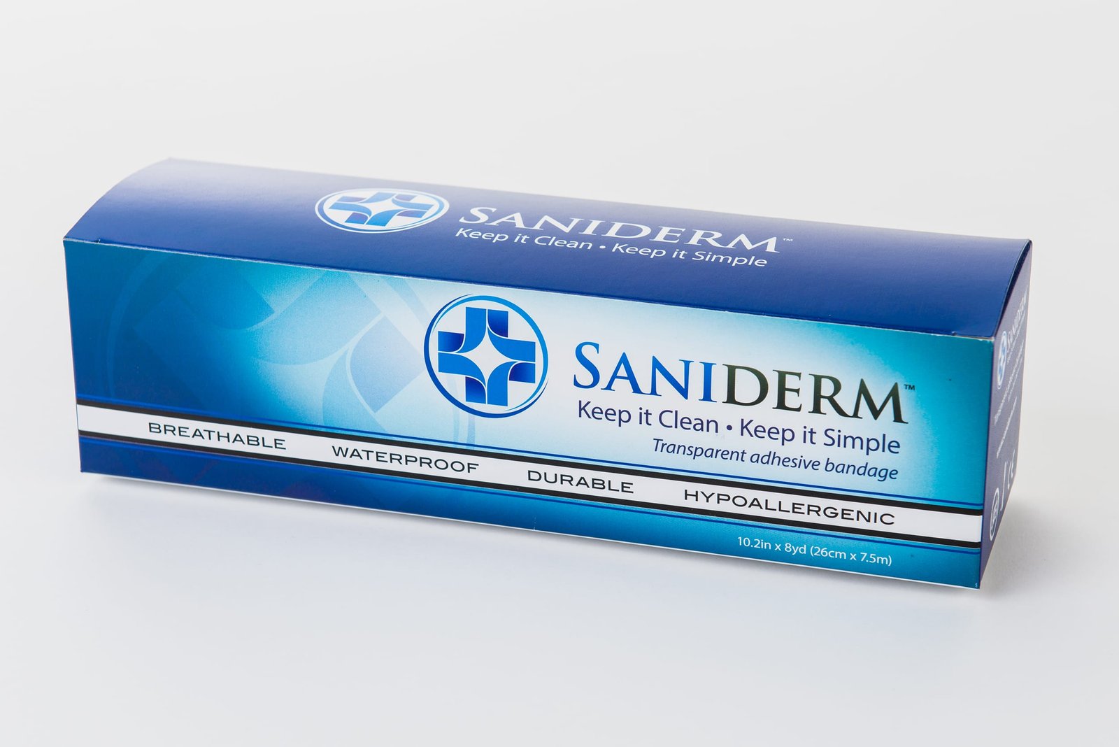 Saniderm Tattoo Aftercare Transparent Adhesive Bandage - 26cm x 7.5m Roll
