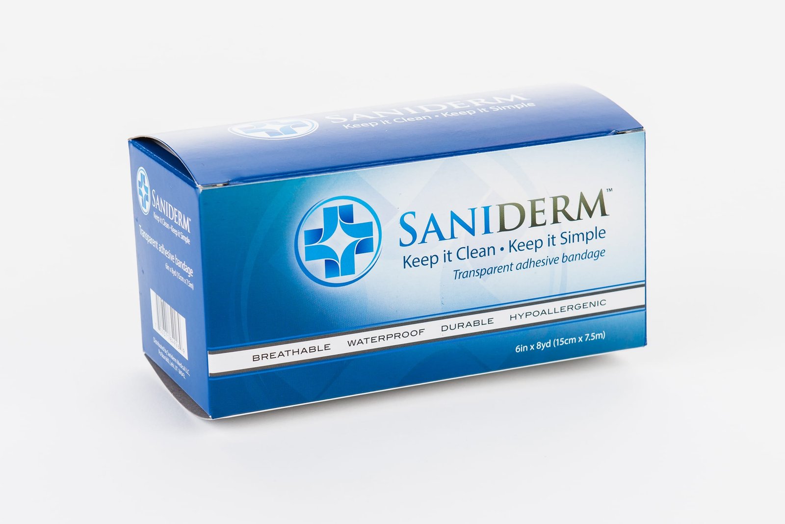 Saniderm Tattoo Aftercare Transparent Adhesive Bandage - 15cm x 7.5m Roll Main image