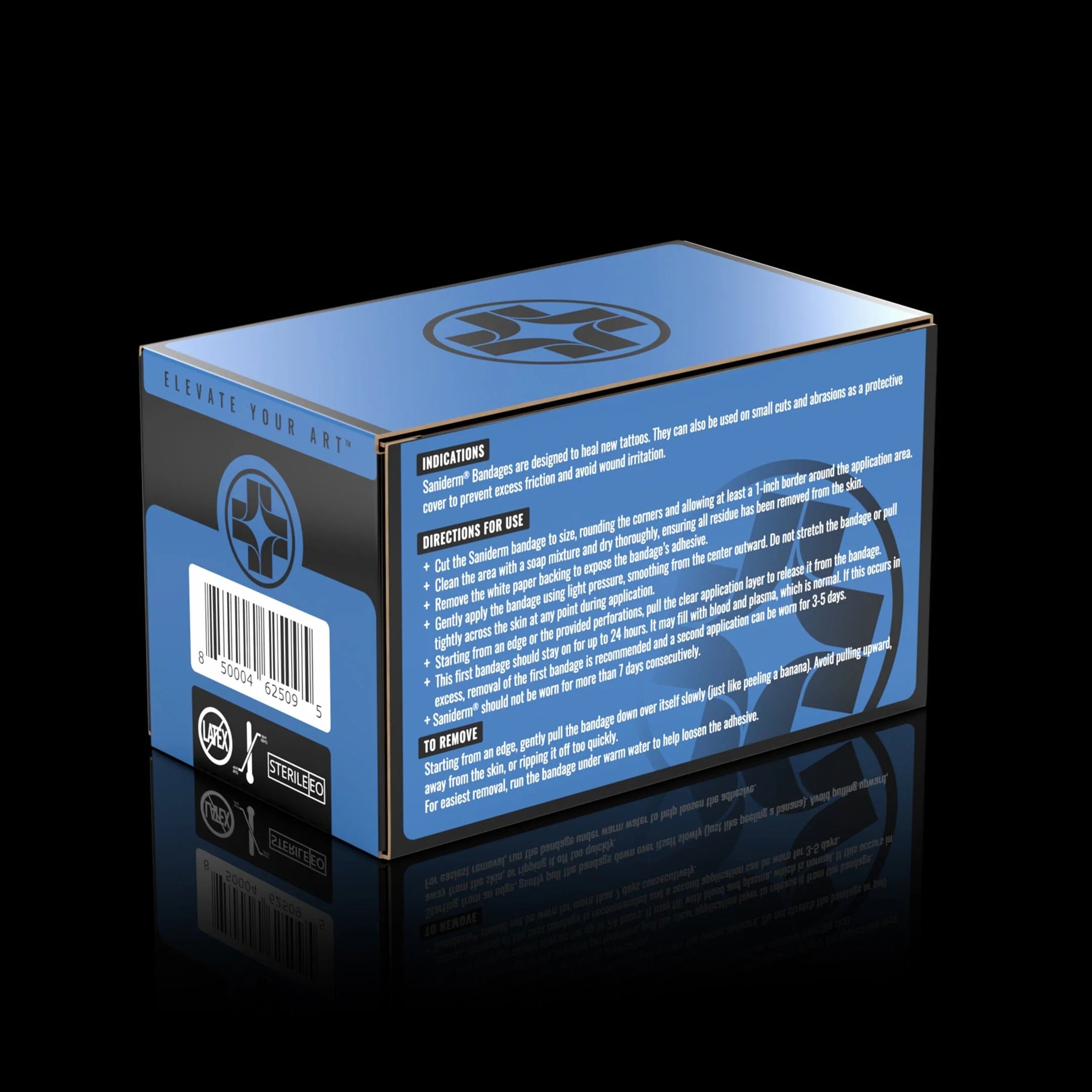 Saniderm Tattoo Aftercare Transparent Adhesive Bandage - 10cm x 7.5m Roll Secondary image