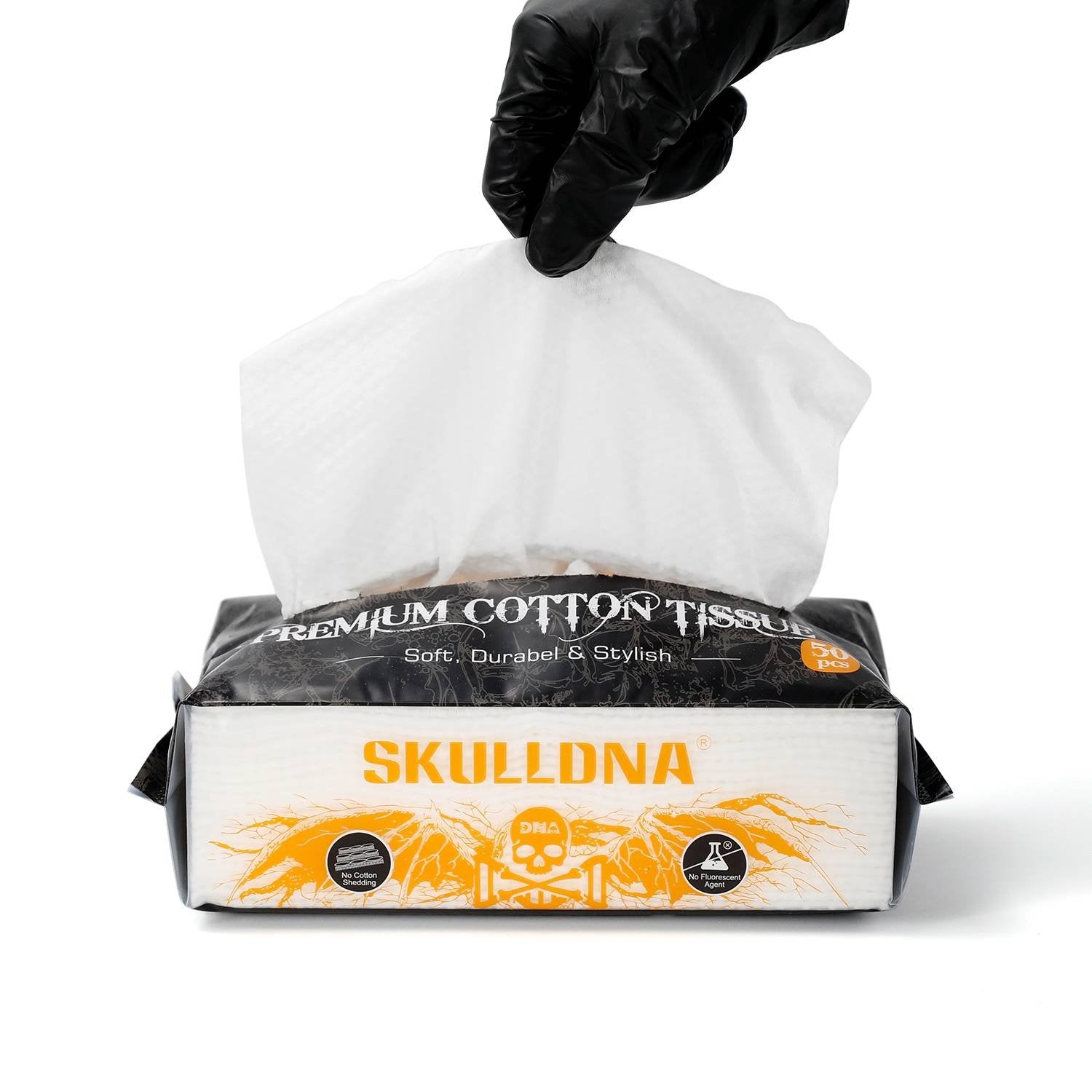 SKULLDNA - Premium 100% Cotton Tissues - 50pcs Main image