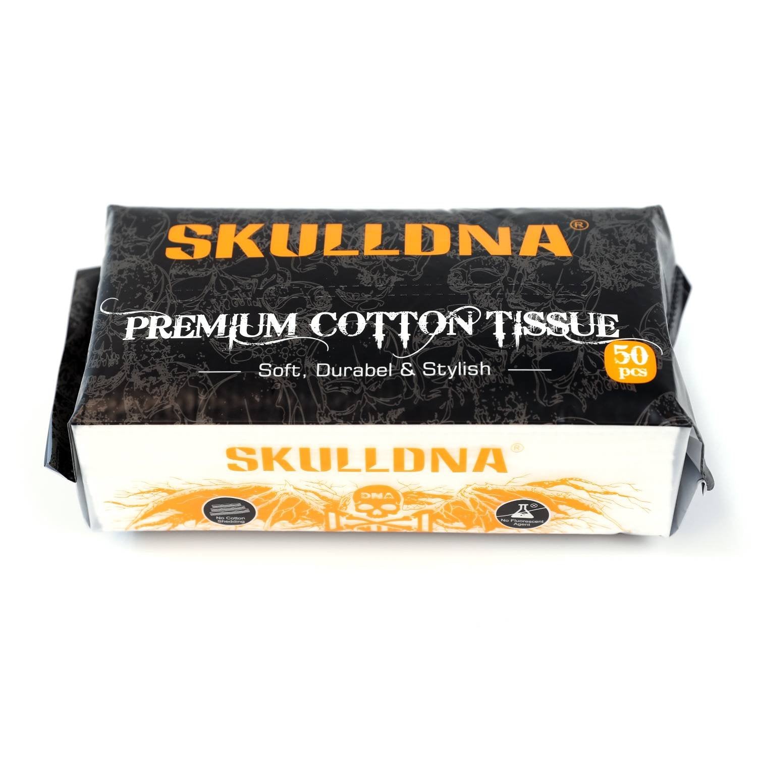 SKULLDNA - Premium 100% Cotton Tissues - 50pcs Secondary image