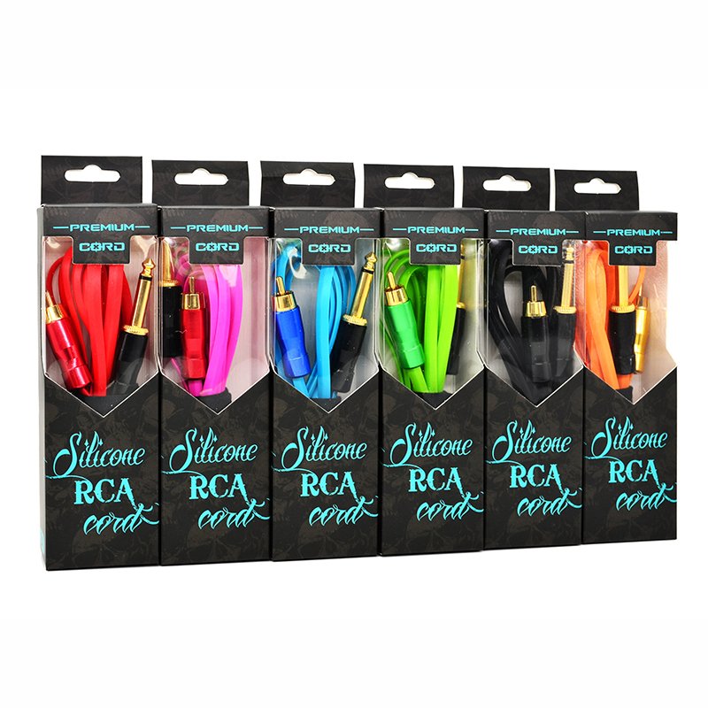 AVA Snake King 2.4m Silicone Tattoo RCA Cord Main image