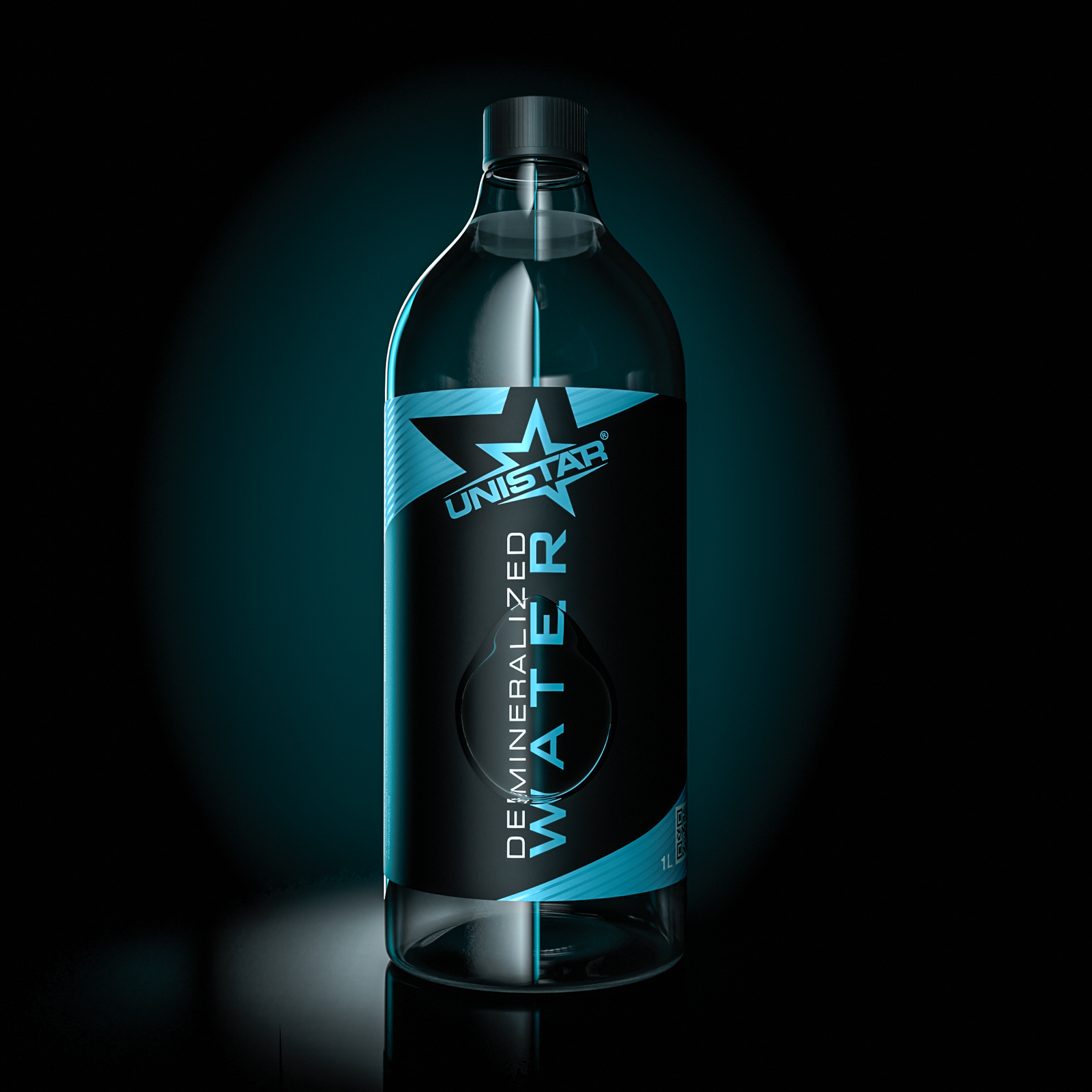 Demineralised/Distilled Water 1 Ltr - Unistar By Kwadron