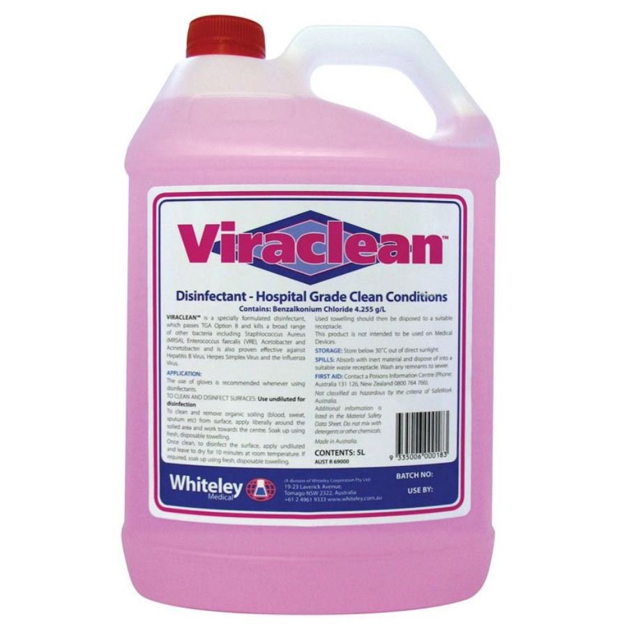 Whiteleys Viraclean - Hospital Grade Disinfectant