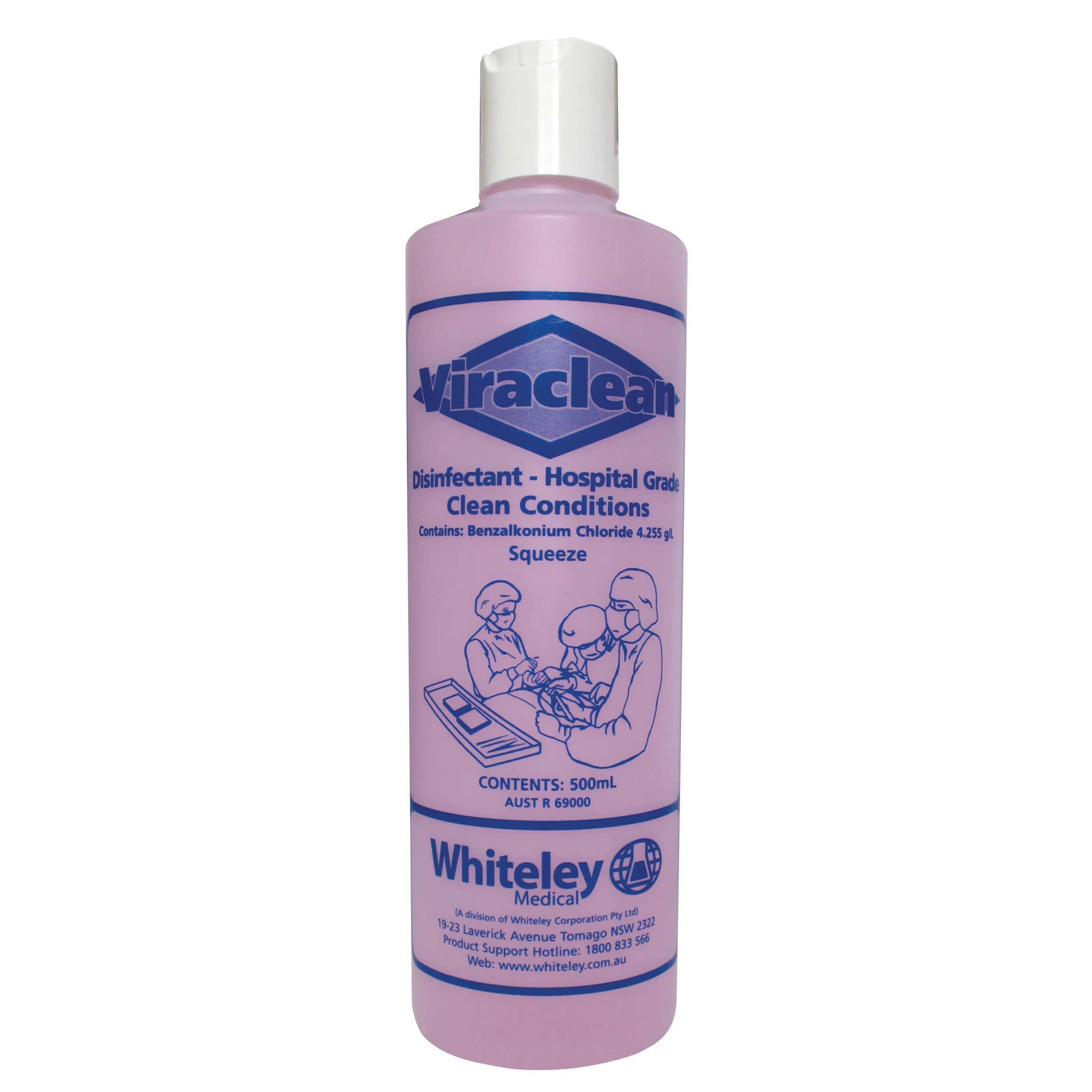 Whiteleys Viraclean - Hospital Grade Disinfectant