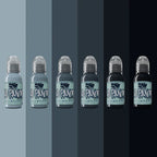 A.D Pancho Pastel Grey Set — World Famous Tattoo Ink — Pick Size