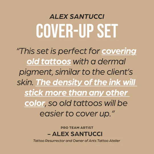 Alex Santucci - Cover-up Set- World Famous Tattoo Ink - 1 oz