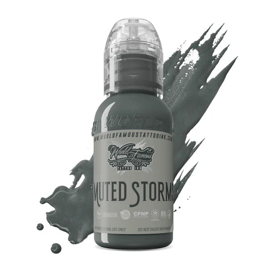 Poch's - Muted Storms Set — World Famous Tattoo Ink — Pick Size