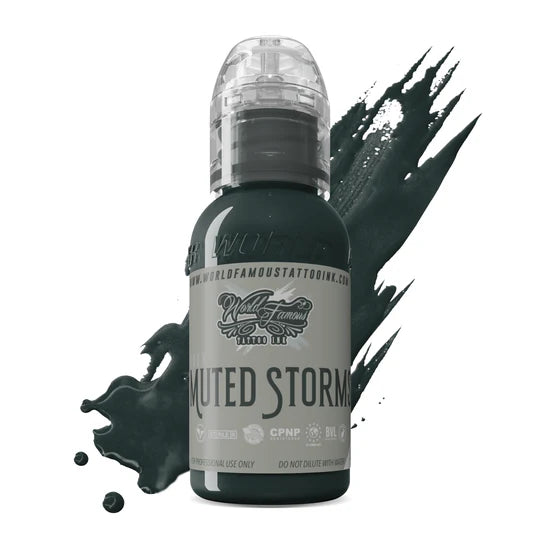 Poch's - Muted Storms Set — World Famous Tattoo Ink — Pick Size