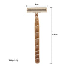 Eco Friendly Razors with 2 Blades - Biodegradable Wheat Straw Material
