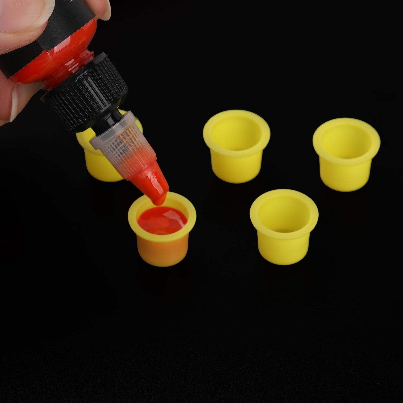 Yellow Ink Cups - 1000 Pcs