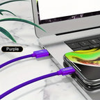 USB Data Synchronization Cable for iPhone 14/13/12/11 Pro Max, SE, X, 8, 7, 6, Charger Cable for iPad - High-Performance Charging Cord ( 2m/6.6ft/78inch )