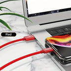 USB Data Synchronization Cable for iPhone 14/13/12/11 Pro Max, SE, X, 8, 7, 6, Charger Cable for iPad - High-Performance Charging Cord ( 2m/6.6ft/78inch )