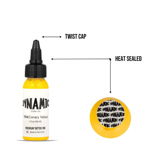 Dynamic Tattoo Ink Canary Yellow
