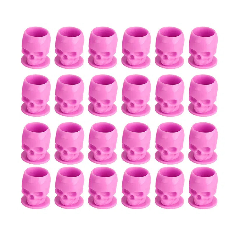 Skull Shaped Disposable Tattoo Ink Cups