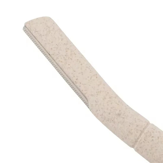 Eco Friendly Eyebrow Razors – Biodegradable Wheat Straw Material – 3pcs Secondary image