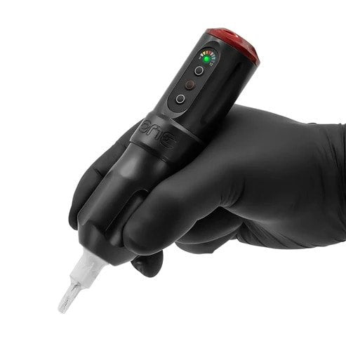 FK Irons One Tattoo Machine with Drop in Battery — 3.0mm Stroke — Charcoal