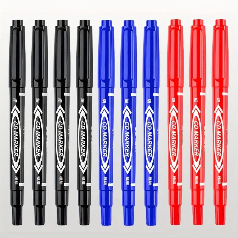 Zebili - Dual Tip Permanent Skin Marker Pen - For Freehand Tattoos