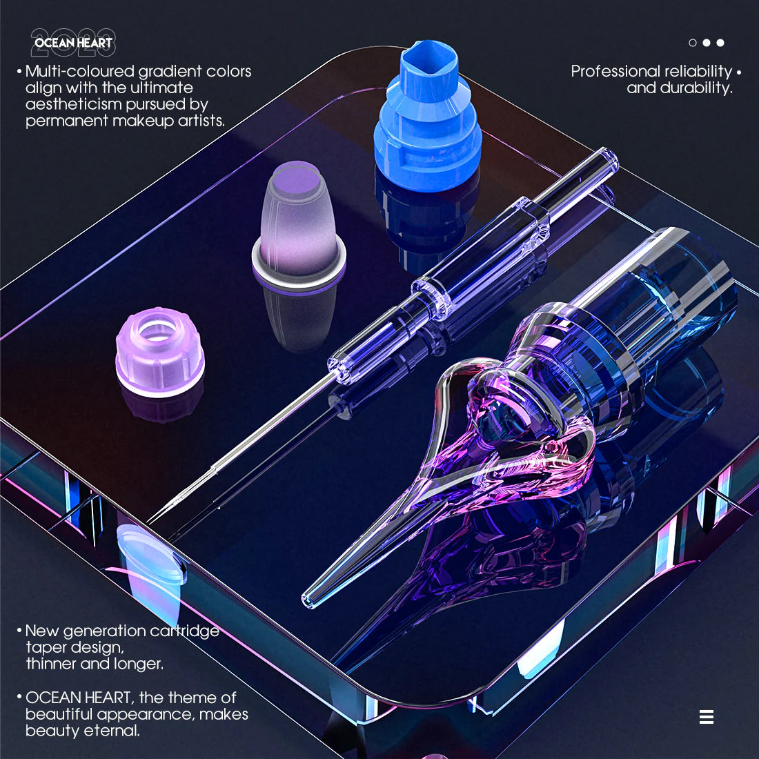 Mast Ocean Heart Tattoo Cartridges – Round Shader – Box of 20