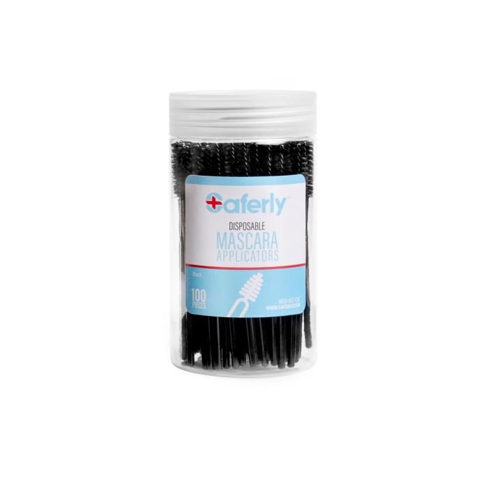 Saferly - Disposable Mascara Applicators - Tub of 100 Main image