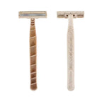 Eco Friendly Razors with 3 Blades - Biodegradable Wheat Straw Material