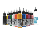 12 Color Spectrum Set - Solid Ink