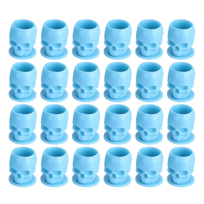 Skull Shaped Disposable Tattoo Ink Cups