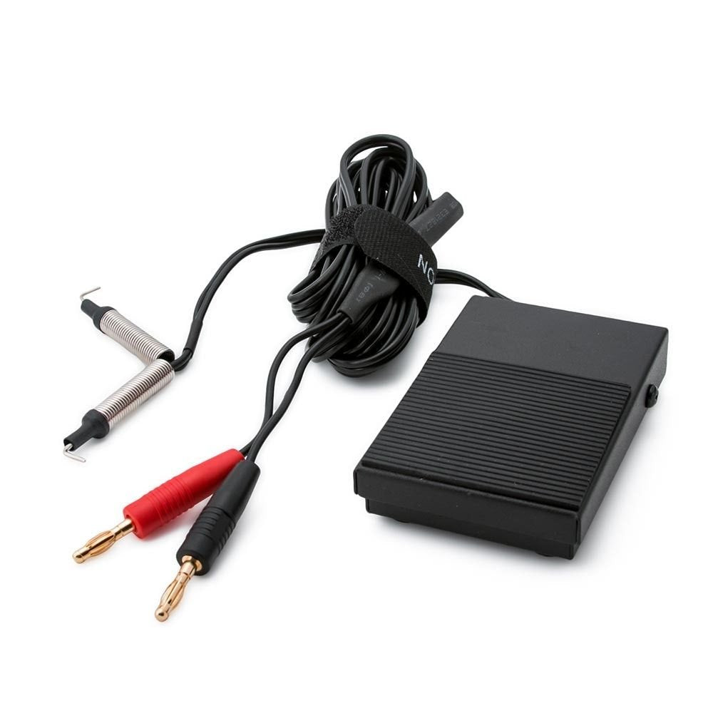 Combo Tattoo Foot Pedal & Clip Cord With Banana Plugs for Use With Our High-Tech Power Supplies Secondary image