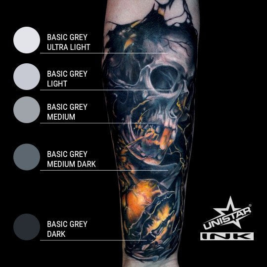 Basic Gray Light 30ml - Unistar Ink