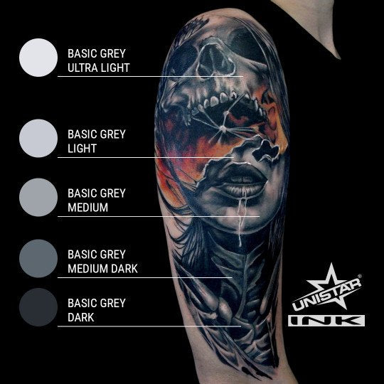 Basic Gray Light 30ml - Unistar Ink