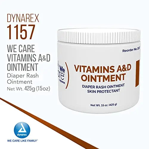 +We Care - Vitamins A & D Ointment — Cosmetic Vaseline — 15oz Jar Secondary image